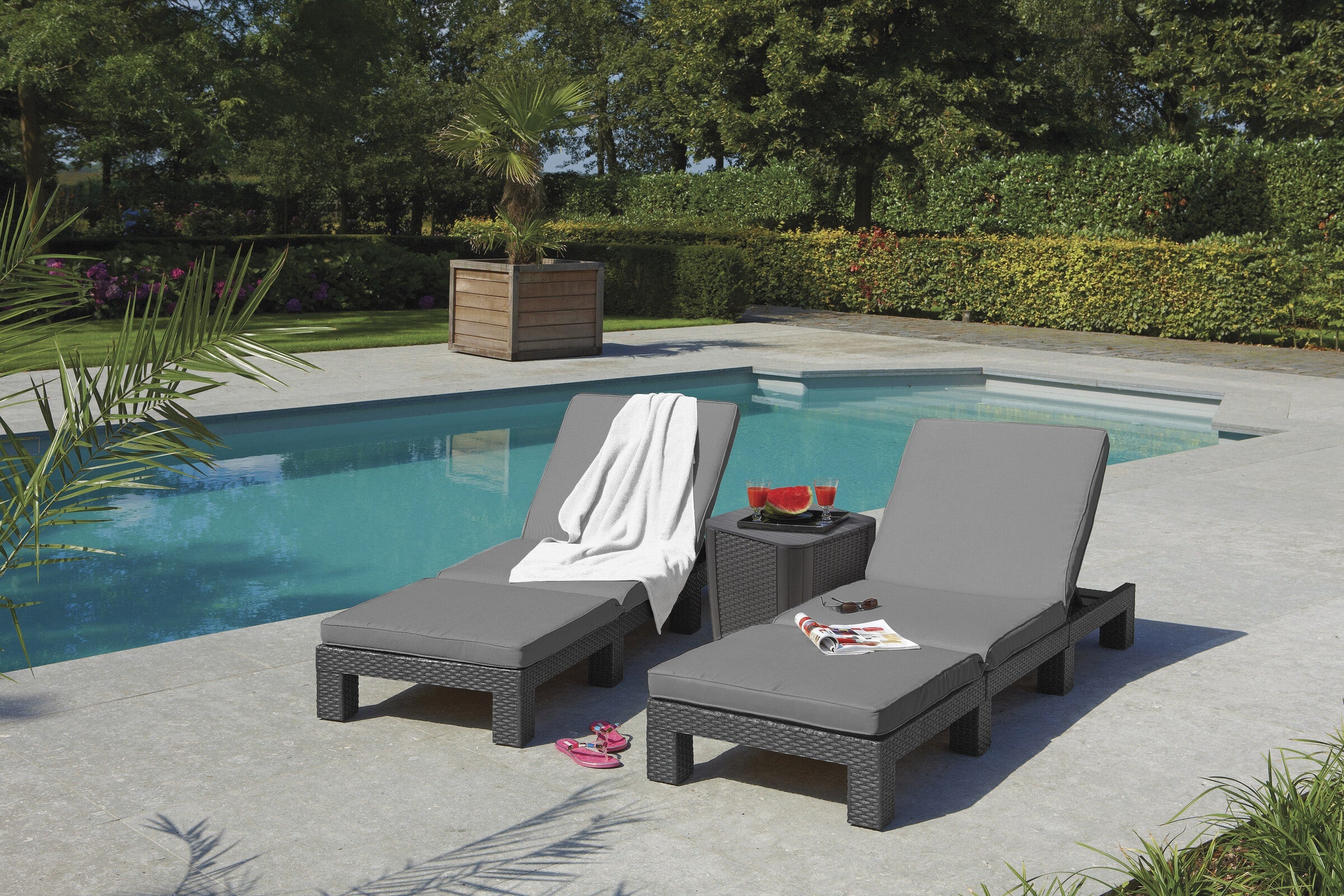 Keter daytona store sun lounger