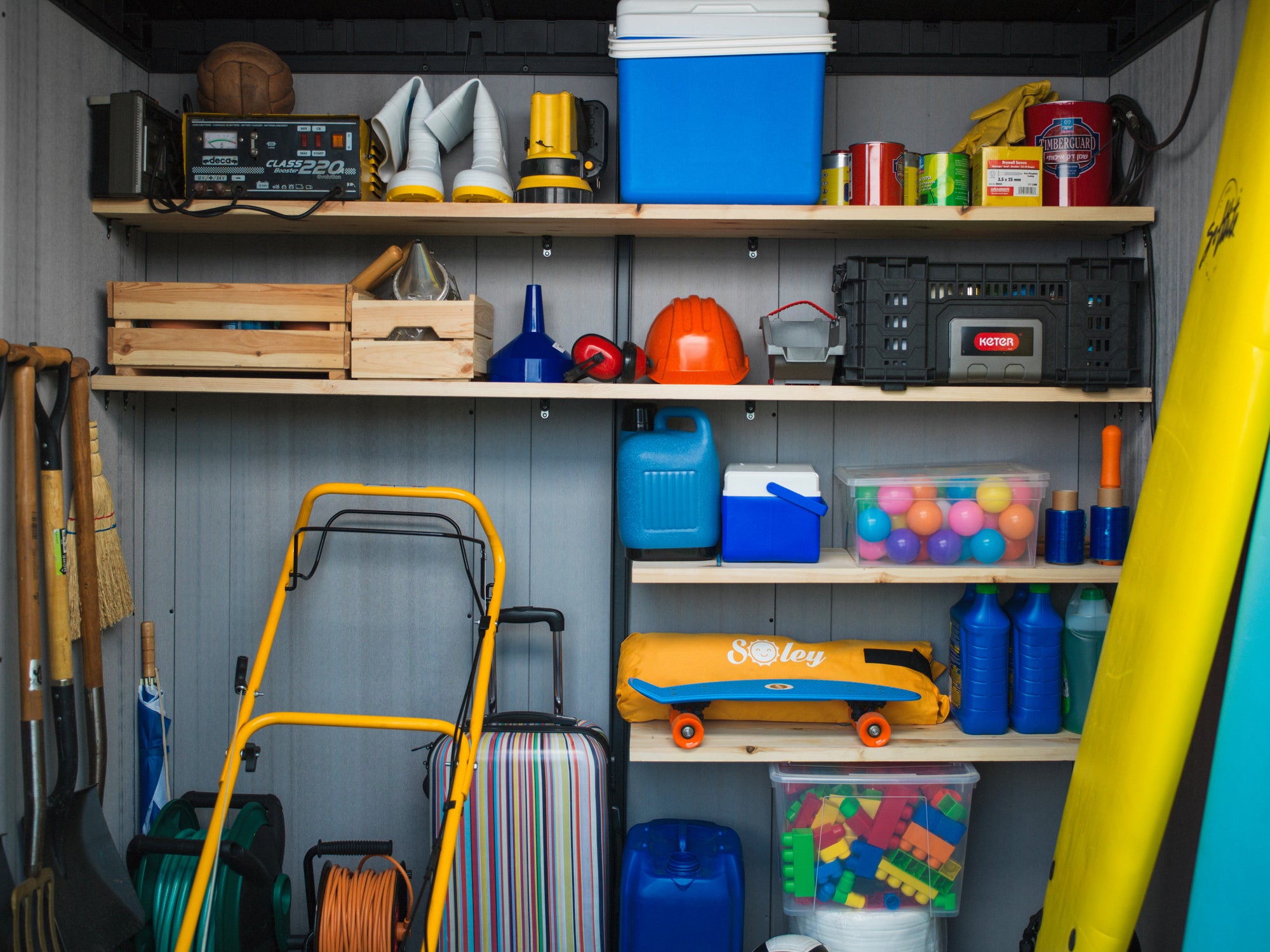 Storage in the Artisan Shed